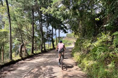 Guatapé: passeio de bicicleta downhill e cachoeiras
