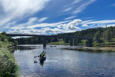 Sälen: Half day Canoe Tour from Högstrand