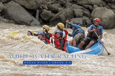 Sabah: White Water Rafting grad 3-4 ved Padas-floden