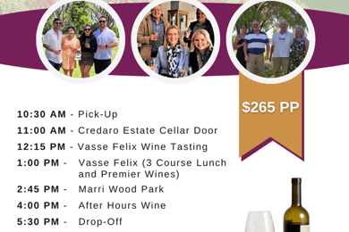 Margaret River: Excursão de vinhos de assinatura com almoço