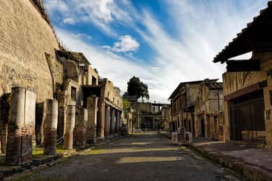 Privat transport fra Positano til Napoli stop Herculaneum