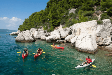 Makarska: Sea kayaking & snorkeling adventure