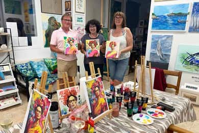 Mallorca/Porto Cristo: Paint your own Frida Kahlo