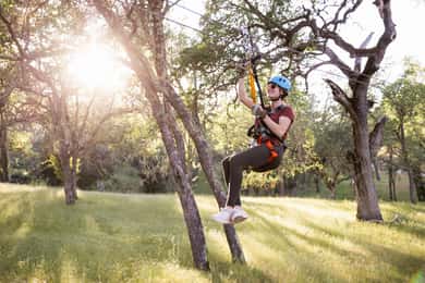 6-Zipline Course Sunset Experience Ticket