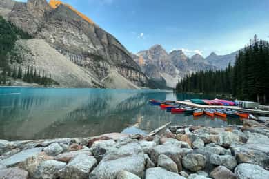 Calgary/Canmore/Banff: Louise, Moraine, and Johnston Canyon