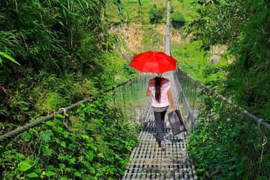 Seti George and Thrilling Suspension Bridge Tour at Pokhara