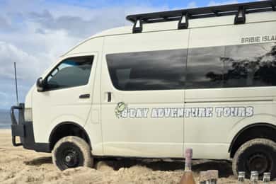 Bribie Island: Sea to Table 4WD, kajak och lunch med skaldjur