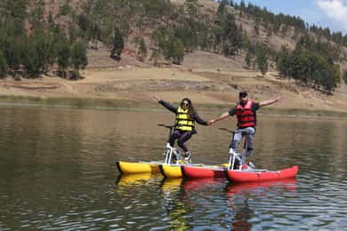 Cusco: Water Biking on Lake Huaypo