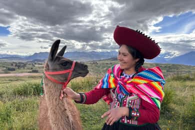 FRON CUSCO: Sacred valley tour and alpaca walk