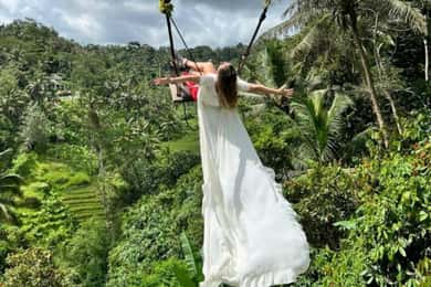 Bali: Bali Swing, Monkey Forest, Rice Terrace, Waterfall