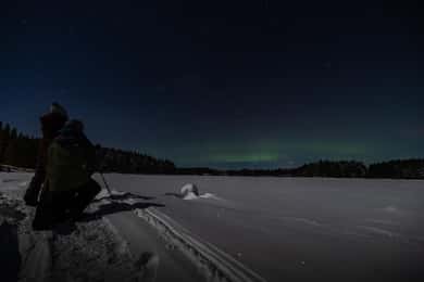 Överkalix : Fotoworkshop på natten i Swedish Lapland