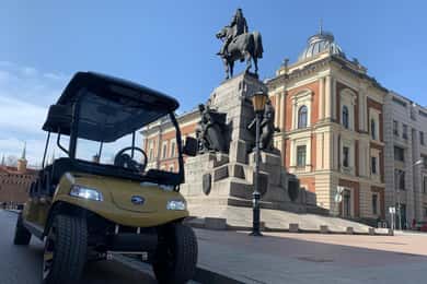 Krakow: Old Town City Sightseeing Tour Eco Buggy Golf Cart