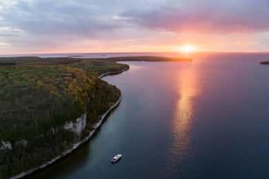Fish Creek, WI: Crucero con música en directo al atardecer