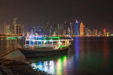 Doha: City Guided Night Tour & Dhow Boat Ride (Private Tour)