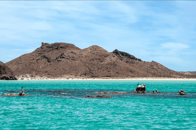 La Paz: Boat ride to Espiritu Santo island and sloop