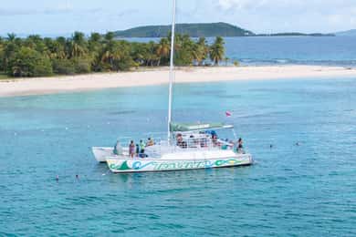 Fra Fajardo: Icacos-katamaran-snorkeltur