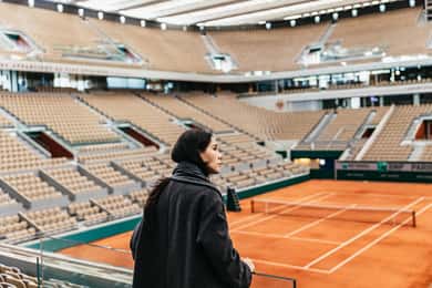 Visita guiada aos bastidores do Estádio Roland-Garros