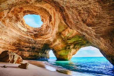 Portimão: Crucero al atardecer a la Cueva de Benagil