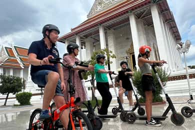 Bangkok: tour dei punti salienti della città in scooter elettrico