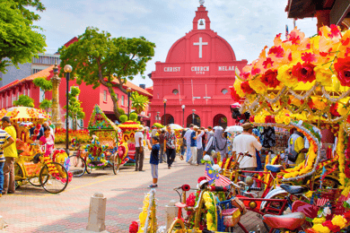 Kuala Lumpur: Dagstur til Malacca med elvecruise og lunsj