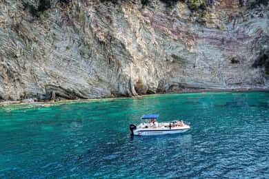 Saranda:Boat Tour to Kakome,Caves & Beaches with snorkelling
