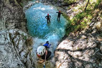 Canyoning-Abenteuer im Soča-Tal; Kobarid/Bovec