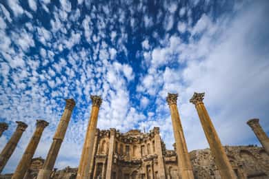 Från Amman: Privat Jerash, Ajloun Castle och Umm Qais Tour,