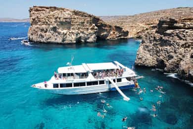 Ab Sliema: Comino, Kristall-Lagune und Blaue-Lagune-Kreuzfahrt