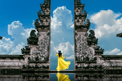 Bali : La porte de Haven Visite privée, voiture de luxe