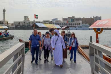 Historisk guidet tur i gamle Dubai: Bekken, gatemat og souker
