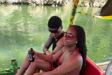 Montego Bay: Jangada de bambu com massagem nos pés de calcário