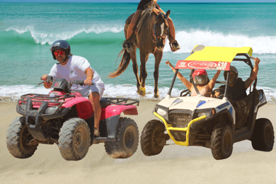 Los Cabos: Combo: Razor, Horseback or atv with transfer