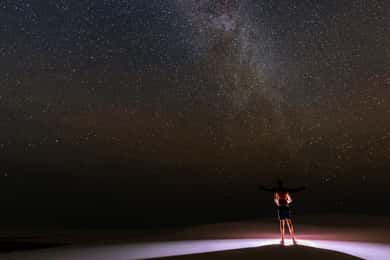 Star gazing in Lençóis Maranhenses