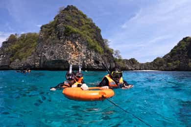 Krabi Aonang: Koh Rok & Koh Haa Snorkelling Day Trip + Lunch
