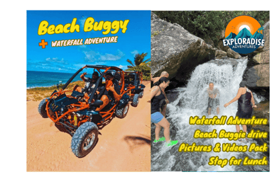 San Juan: El Yunque-vandfald og naturskøn strandbuggy