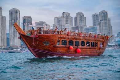Dubai Creek Dhow Cruise with Unlimited Freshly Baked Pizza
