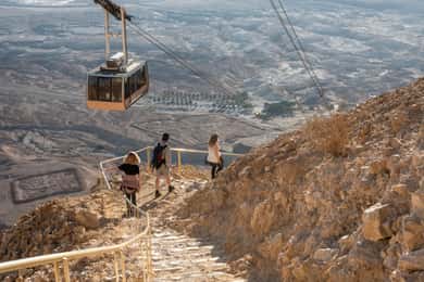 Från Jerusalem: Masada, Ein Gedi, guidad tur i Döda havet