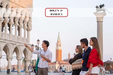 Venezia: Basilica, Dogepalasset, gondoltur med guide