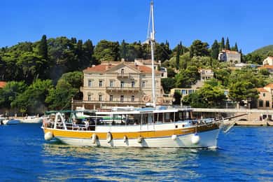 Dubrovnik : visite d'une jounée en bateau à la grotte bleue et aux îles Élaphites