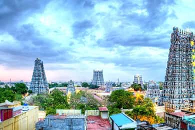 Desde Madurai Excursión de un día a Trichy, Thanjavur y Pondicherry