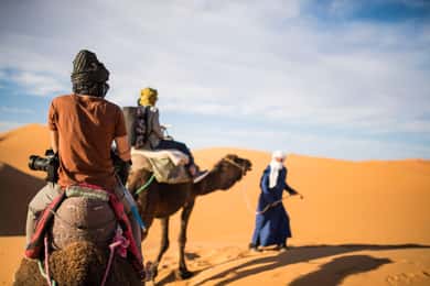 Desde Agadir: Paseo en Camello y Excursión a los Flamencos