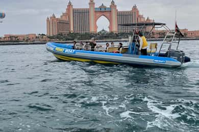 45-Min Boat Thrill: Burj Al Arab, Burj Khalifa & Ice Cream