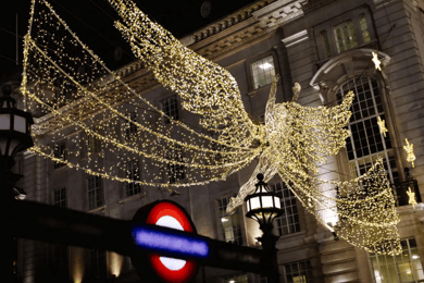 London: Christmas Lights Walking Tour