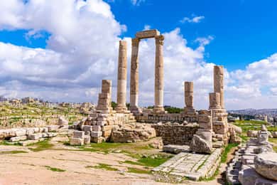Vanuit Amman: Dagvullende tour Jerash en stadsrondleiding Amman