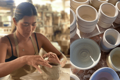 Ubud: Ceramic Pottery Class with 2 kg Clay