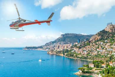 20 minutters panoramaflyvning fra Monaco