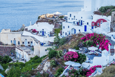 Viagem Platinum ao pôr do sol em Santorini via Hot Spring&White Beach