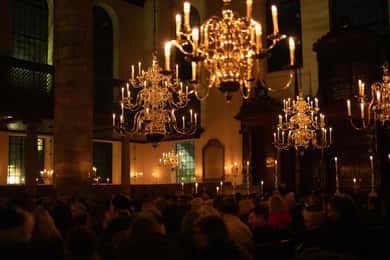 Amsterdam: Koncert przy świecach w portugalskiej synagodze