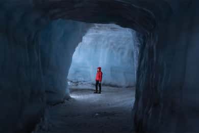 Desde Húsafell: Aventura en la Cueva de Hielo del Glaciar