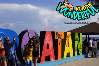 Roatán: West Island Tour with Beach and Animal Park Visit